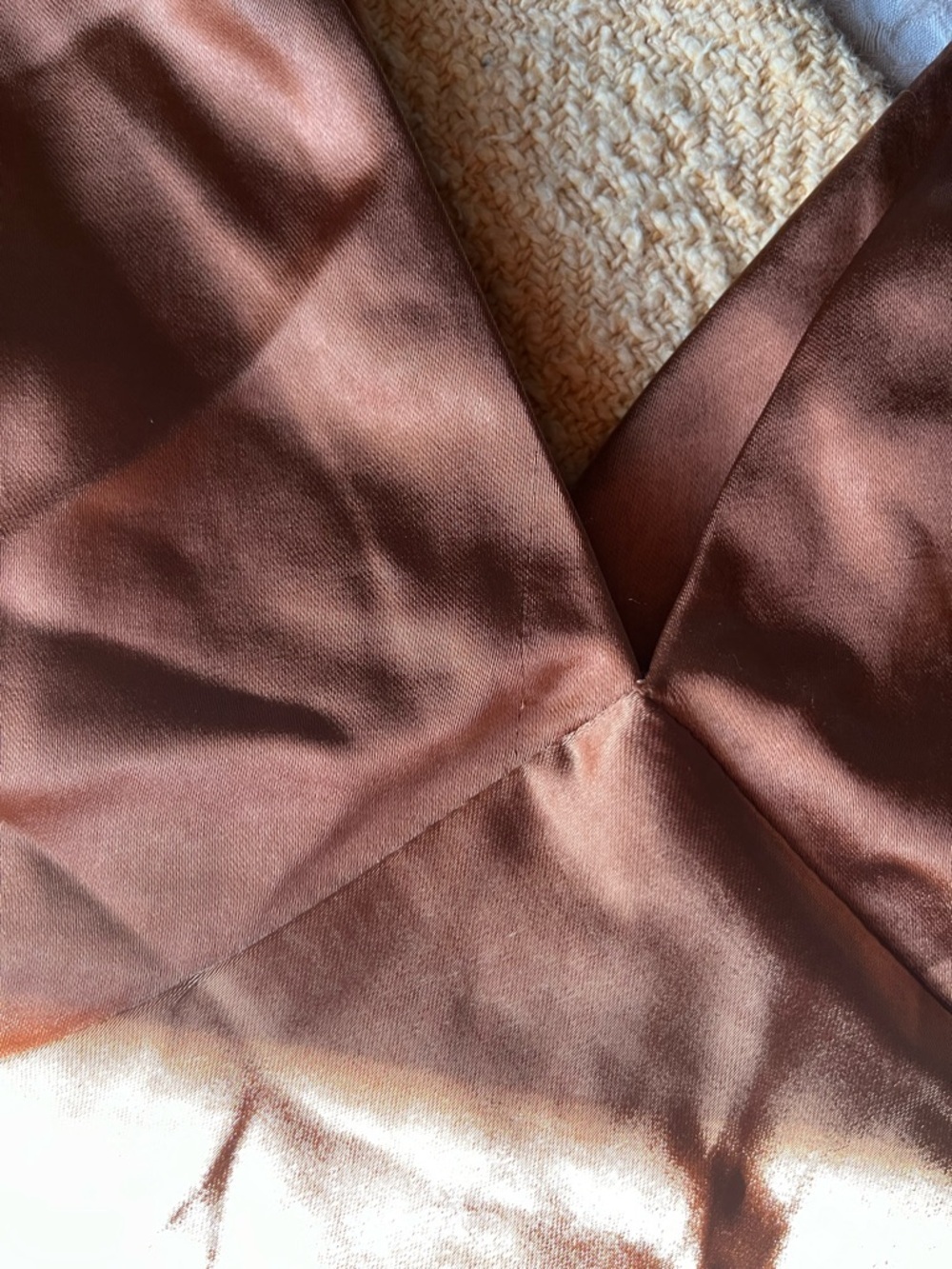 Lulus Incredible Love Brown Satin Cowl Back Midi Slip Dress - Picture 8 of 13